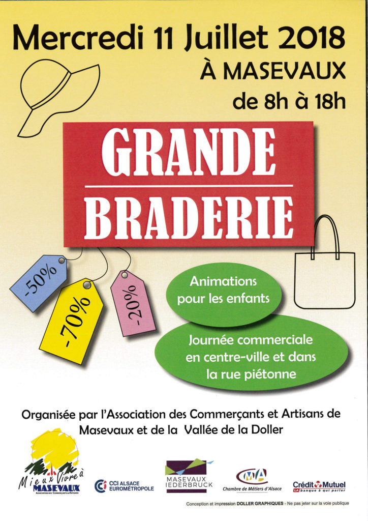 Grande Braderie 11 juillet 2018